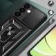 Armor Camshield Hybrid Case With Stand - хибриден удароустойчив кейс с пръстен против изпускане за Samsung Galaxy S24 Plus (черен) 8