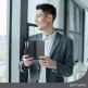 4smarts Flip Case Urban Lite - кожен калъф с поставка и отделение за кр. карта за Samsung Galaxy S24 (черен) 4
