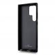 BMW Signature Leather Metal Logo Hard Case - кожен кейс (естествена кожа) за Samsung Galaxy S24 Ultra (черен) 4
