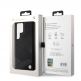 BMW Signature Leather Metal Logo Hard Case - кожен кейс (естествена кожа) за Samsung Galaxy S24 Ultra (черен) 5