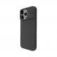 Nillkin CamShield Silky Magnetic Silicone Case - силиконов (TPU) калъф с MagSafe за iPhone 15 Pro Max (черен) 2