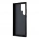 Guess PU 4G Triangle Metal Logo Case - дизайнерски кожен кейс за Samsung Galaxy S24 Ultra (черен) 5