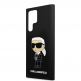 Karl Lagerfeld Liquid Silicone Ikonik NFT Case - дизайнерски силиконов кейс за Samsung Galaxy S24 Ultra (черен) 4