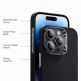 Benks Armor Air Kevlar Metal Frame Case 600D - кевларен кейс с MagSafe за iPhone 15 (черен) 6