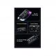 Преносима външна батерия с USB-C порт и USB-A изход - Usams Dual Port Digital Display PowerBank PD 9000 mAh 20W (бял) 5