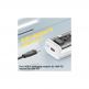 Преносима външна батерия с USB-C порт и USB-A изход - Usams Dual Port Digital Display PowerBank PD 9000 mAh 20W (бял) 7