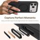 Силиконов (TPU) калъф с вградена поставка и MagSafe за iPhone 17 Pro Max - Torras QPRO Silicone Series (черен) 2