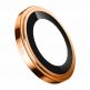 Предпазни сапфирени лещи за камерата на iPhone 17 Pro, iPhone 17 Pro Max - Blueo Sapphire Crystal Original Camera Lens Glass Protector (оранжев) 1