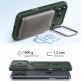 Хибриден кейс с висока степен на защита с MagSafe за iPhone 17 Pro - ESR Classic Hybrid HaloLock Kickstand MagSafe Case (зелен-прозрачен) 4
