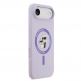 Дизайнерски силиконов кейс с MagSafe за iPhone 17 Air - Karl Lagerfeld Liquid Silicone Karl and Choupette Heads MagSafe Case (лилав) 3