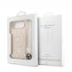 Хибриден удароустойчив кейс с MagSafe и връзка за ръка за iPhone 17 Air - Guess IML Flower Allover Strap MagSafe Case (розов) 6
