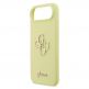 Силиконов (TPU) калъф за iPhone 17 Air - Guess Liquid Silicone 4G Metal Logo Case (жълт) 4