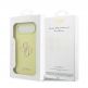 Силиконов (TPU) калъф за iPhone 17 Air - Guess Liquid Silicone 4G Metal Logo Case (жълт) 6