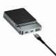 Преносима външна батерия с 2xUSB-C порта и безжично зареждане с MagSafe - 4smarts OneStyle MagSafe PowerBank 5000 mAh (черен) 1