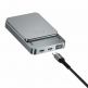 Преносима външна батерия с 2xUSB-C порта и безжично зареждане с MagSafe - 4smarts OneStyle MagSafe PowerBank 5000 mAh (сив) 1