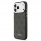 Дизайнерски кожен кейс с MagSafe за iPhone 17 Pro Max - Guess PU 4G MagSafe Leather Hard Case (черен) 1