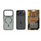 Хибриден удароустойчив кейс с MagSafe за iPhone 17 Pro - Tactical MagForce Hyperstealth Cover (тъмнозелен) 2