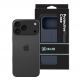 Кожен калъф, тип портфейл с поставка и отделение за кр. карти за iPhone 17 Pro Max - OBALME SmoothTouch Leather Flip Case (тъмносин) 4