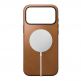 Кожен (естествена кожа) кейс с MagSafe за iPhone 17 Pro Max - Nomad Modern Leather MagSafe Case (светлокафяв) 3