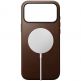 Кожен (естествена кожа) кейс с MagSafe за iPhone 17 Pro Max - Nomad Modern Leather MagSafe Case (тъмнокафяв) 3