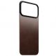 Магнитен кожен (естествена кожа) гръб с MagSafe за iPhone 17 Pro Max - Nomad Magnetic Horween Leather Back (кафяв) 3