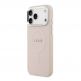 Дизайнерски кожен кейс с MagSafe за iPhone 17 Pro - Guess PU Saffiano MagSafe Leather Hard Case (розов) 1