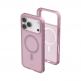 Удароустойчив хибриден кейс за iPhone 17 Pro Max - Urban Armor Gear Dot MagSafe Case (прозрачен-розов) 2