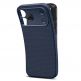Удароустойчив силиконов (TPU) калъф за iPhone 17 Pro Max  - Spigen Liquid Air Case (тъмносин) 5