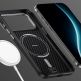 Удароустойчив кевларен кейс с MagSafe за iPhone 17 - Benks Magnetic Armor Pro Kevlar Case Metal Frame Camera Control Case 600D (черен) 3