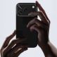 Кевларен кейс с MagSafe за iPhone 17 Pro - Benks Montage Magnetic Armor Air Kevlar Metal Frame Case 600D and 1500D (черен) 5