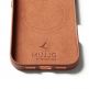 Премиум кожен (естествена кожа) кейс с MagSafe за iPhone 17 - Mujjo Full Leather MagSafe Case (кафяв) 3