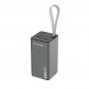 Външна батерия с 1xUSB-A, 2xUSB-C и технология за бързо зареждане - Wozinsky K65 Plus Power Bank 30000 mAh 65W (тъмносив) 1