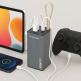 Външна батерия с 1xUSB-A, 2xUSB-C и технология за бързо зареждане - Wozinsky K65 Plus Power Bank 30000 mAh 65W (тъмносив) 4