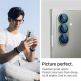 2 комплекта предпазни стъклени лещи за камерата на Samsung Galaxy Z Fold7 - Spigen Glas.tR EZ Fit Optik Pro Lens Protector 2 Pack (черен) 6