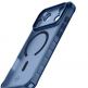 Удароустойчив хибриден кейс за iPhone 17 Pro Max (син-прозрачен) - ItSkins Hybrid R Frost Magsafe  Case (bulk) 1
