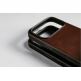 Кожен (естествена кожа) кейс с MagSafe за iPhone 17 Pro - Nomad Modern Horween Leather MagSafe Case (тъмнокафяв) 8