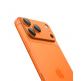 Предпазни стъклени лещи с цяла плочка за камерата на iPhone 17 Pro - Spigen Glass tR EZ Fit Optik Pro XL (оранжев) 14