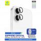 Предпазни сапфирени лещи за камерата на iPhone 17 - Blueo Sapphire Crystal Original Camera Lens Glass Protector (сребрист) 2