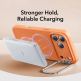Силиконов (TPU) калъф с MagSafe за iPhone 17 Pro - ESR Cloud Soft МagSafe HaloLock Kickstand (оранжев) 3