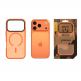  Хибриден удароустойчив кейс с MagSafe за iPhone 17 Pro - Tactical MagForce Hyperstealth Cover (оранжев) 2