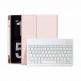 Кожен калъф и безжична блутут клавиатура за iPad 9 (2021), iPad 8 (2020), iPad 7 (2019) - Tech-Protect SC Pen Case and Bluetooth Keyboard (розов) 2