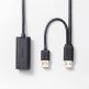 Удължителен USB кабел с две мъжки USB (500 см) - Ugreen 2 x USB 2.0 Extension Cable (черен) 2