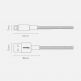 USB към Lightning кабел за Apple устройства с Lightning порт (200 см) - Baseus Tungsten Gold Lightning to USB Cable (CALWJ-A01) (черен) 13