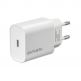 Захранване за ел. мрежа с USB-C изход и USB-C към USB-C кабел - 4smarts Wall Charger VoltPlug PD 20W (бял) 4
