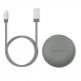 Vonmahlen Premium Cable USB-A to microUSB - USB-A към microUSB 2.0 плетен кабел за устройства с USB-C порт (100 см) (сребрист) 1