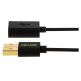 Удължителен USB кабел (500 см) - CE-Link USB 2.0 Extension Cable (черен) 2