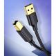 Кабел за принтер и други външни устройства 4-Pin USB Type A Male към 4-Pin USB Type B Male (150 см) - Ugreen USB 2.0 to USB Type B Printer Cable (черен) 6