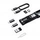 Мултифункционален комплект USB-C адаптери и USB-C към USB-C кабел - Mcdodo Multifunctional Storage Box (черен) 3