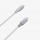 Здрав кевларен USB-C към USB-C кабел за MacBook и устройства с USB-C порт (150 см) - Nomad Kevlar USB-C to USB-C Charging Cable 240W (бял) 1