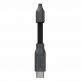 Кабел за бързо зареждане за устройства с USB-C порт (12 см) (черен) - Nomad ChargeKey USB-C to USB-C 240W Charging Cable 1